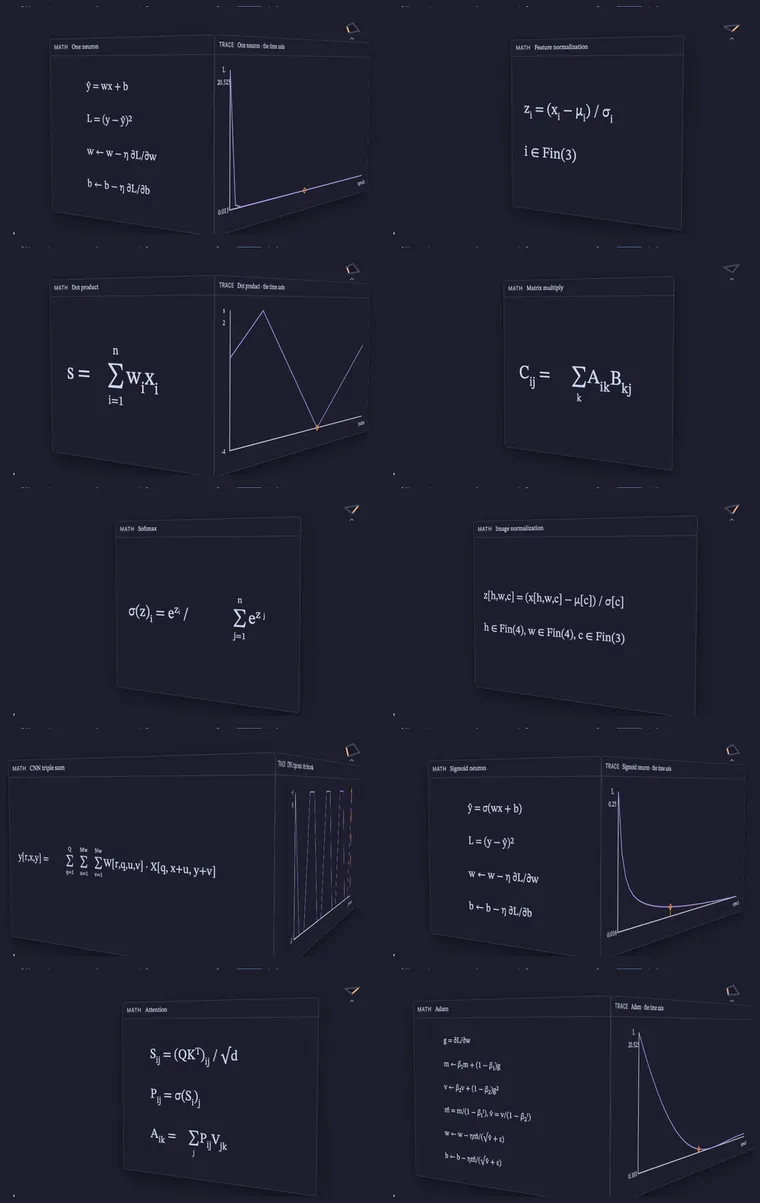Thumbnails of all ten stones in the drop-down, in tour order