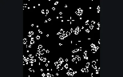 Life drawn as pixels in a native window