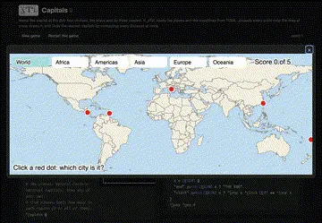 The capitals game's page in the X_eTaL games catalog