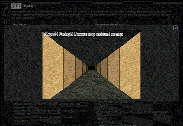 The maze game's page in the X_eTaL games catalog